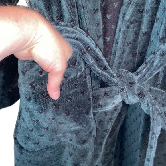 Roundtree & York Big & Tall Man Robe Mens Size 2X 3X Pockets Bathrobe Deer Cabin - Picture 7 of 9